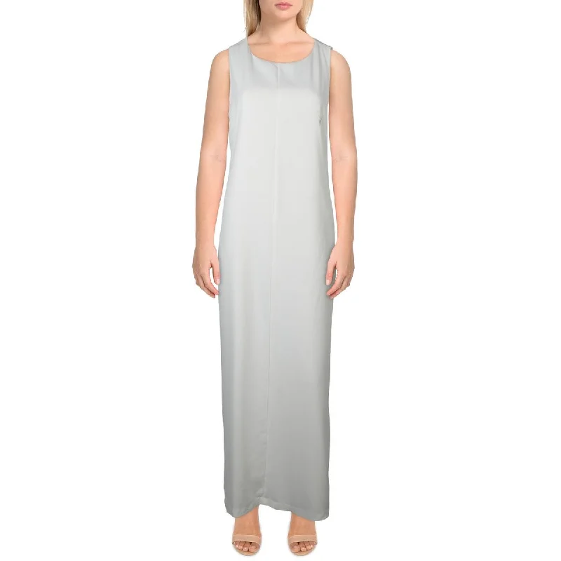 Affordable Luxury Women's Apparel Refined Look Womens Bow Jewel Neck Maxi Dress