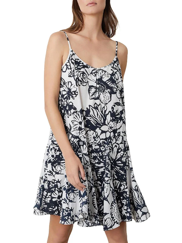 Women's Trendy Clothing Timeless Elegant Womens Cotton Floral Fit & Flare Dress