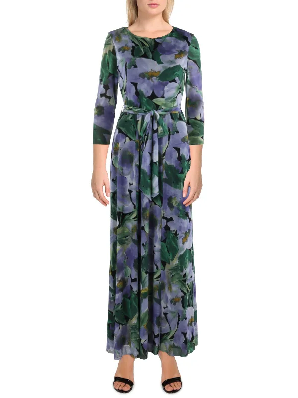 Women's Comfortable Garments Contemporary Chic Womens Floral Print Long Maxi Dress