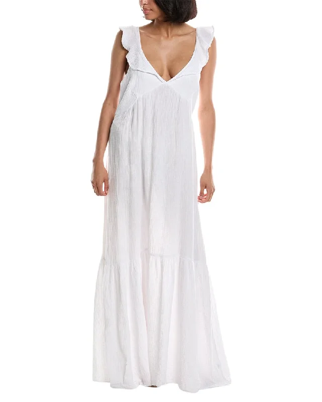 Women's Luxury Apparel Casual Elegance LA MADE Gauze Maxi Dress