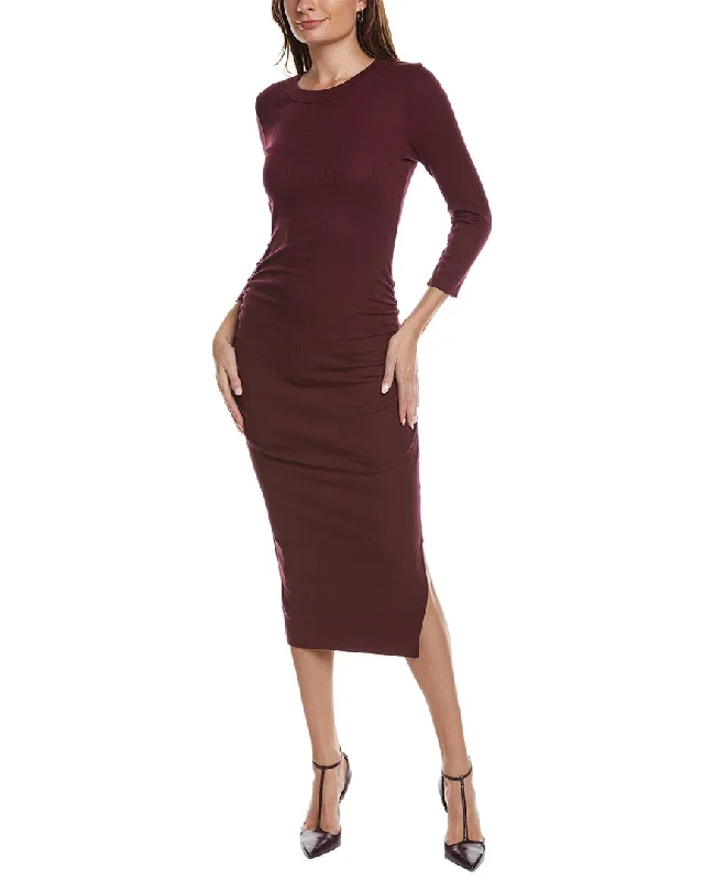 Women's Plus-Size Outfit Feminine Elegance Michael Stars Christina Midi Dress