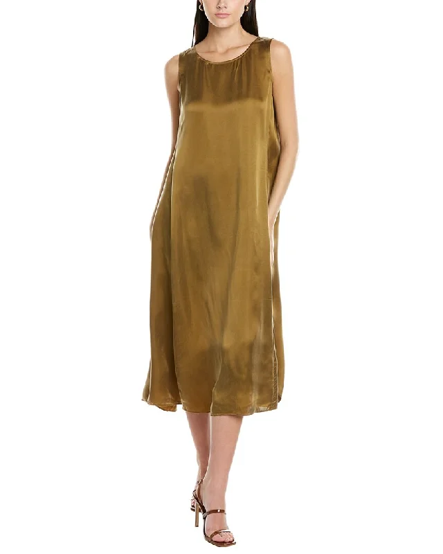 Women's Classic Attire Early Access to Art Deco Styles Sale EILEEN FISHER Ballet Neck Midi Dress