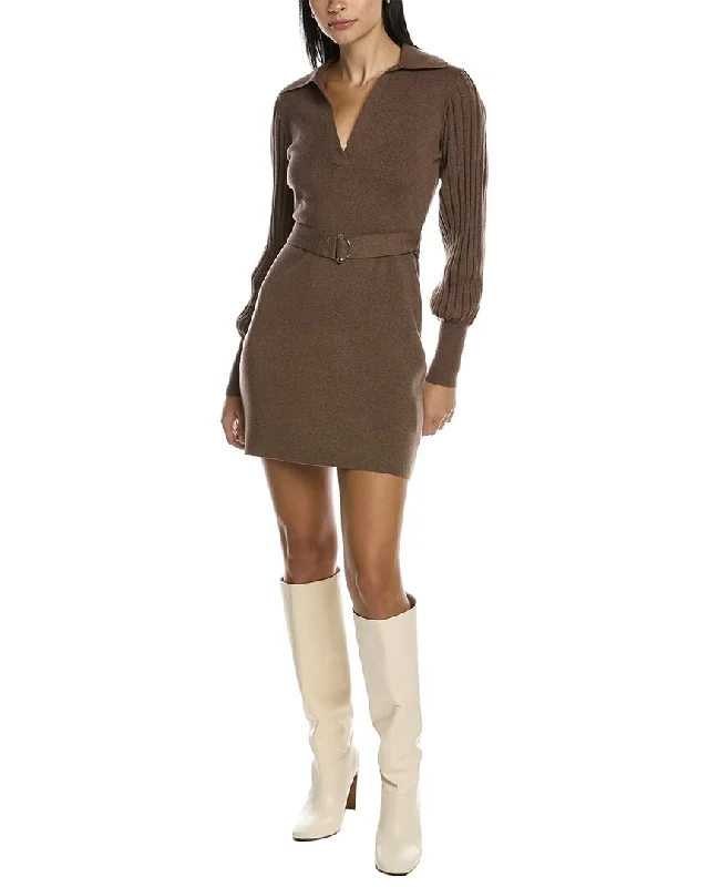 Luxury Women's Clothing Nicholas Adara Wool-Blend Mini Dress