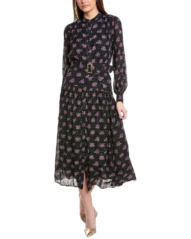 Stylish Women's Garments For Holidays Feminine Elegance Elie Tahari The Rue Silk-Blend Maxi Dress