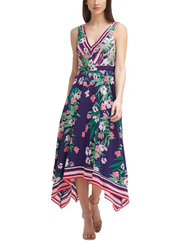 Women's Trendy Outfit Holiday Sale Plus   Womens Floral Print Summer Maxi Dress