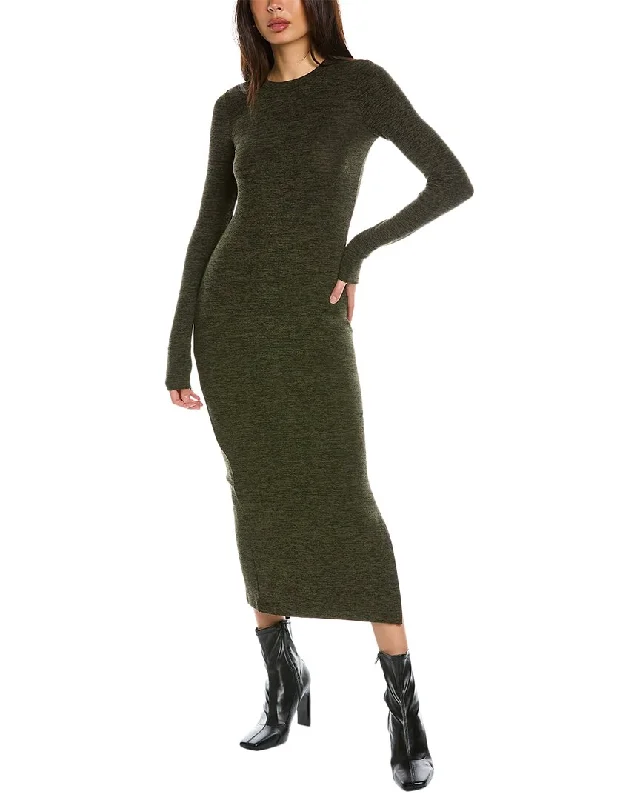 Women's Functional Outfit For Outdoor Activities Sophisticated Cut French Connection Sweeter Sweater Midi Dress