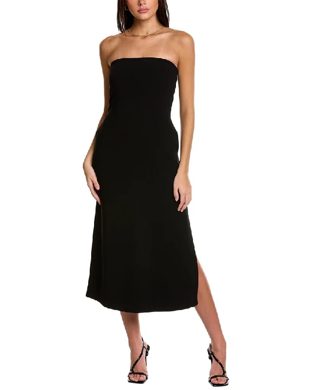 Women's Vacation Garments Chic Sophistication Theory Strapless Midi Dress