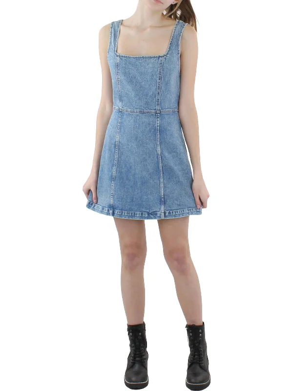 Stylish Women's Outerwear Apparel Womens Denim Short Mini Dress