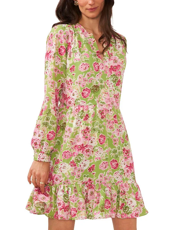 Women's Professional Outfit Now on Sale for Chic Urban Styles Womens Floral Midi Shift Dress