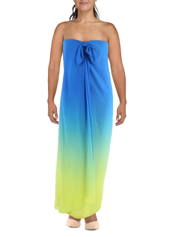 Women's Vacation Outfit Set Graceful Drape Womens Sleeveless Long Maxi Dress