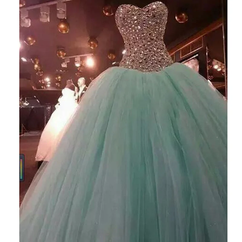 Women's Outfit For The Office Elevated Style Siaoryne LP092 Ball Gown Crystal Beading Quinceanera Dress Debutante Gown prom dresses