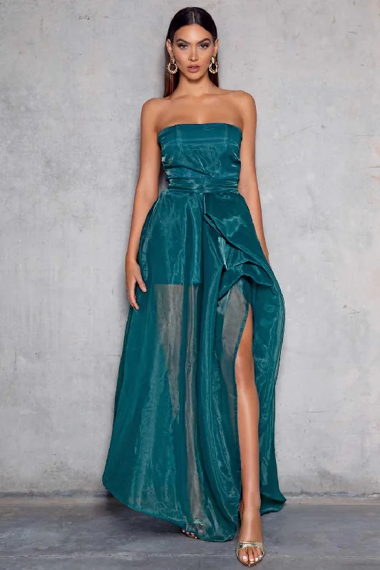 Women's Clothing Sets Now on Sale for Chic Urban Styles Hazel Gown - Emerald Green