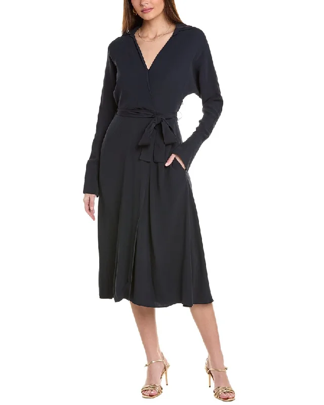 Women's Casual Wear Clothes Luxury Style Reiss Cecily Midi Shirt Dress