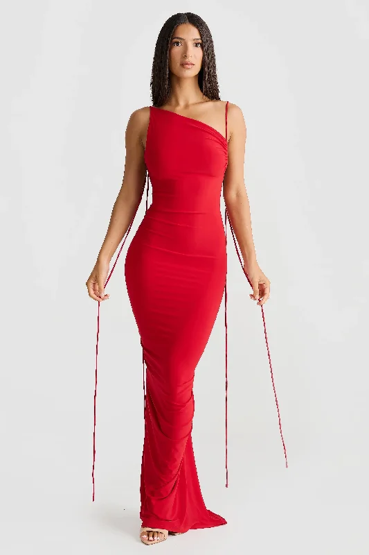 Women's Vacation Clothes Seasonal Trend Gia Gown - Red