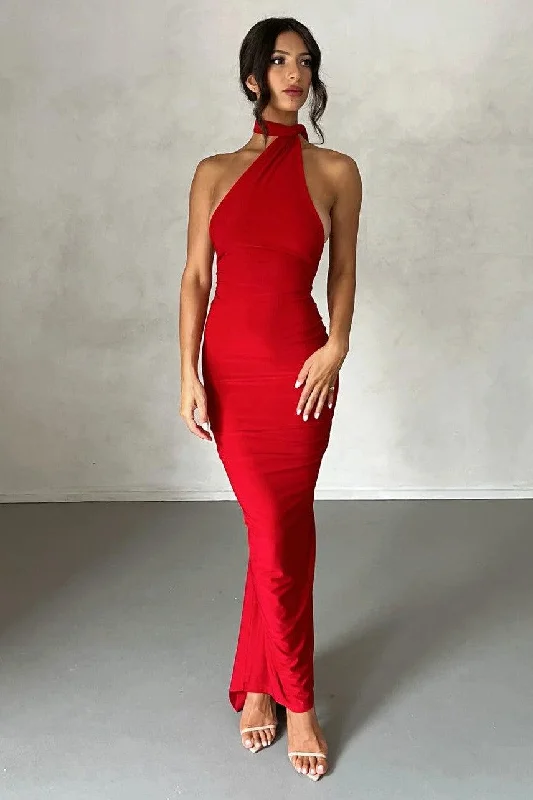 Women's Trendy Clothes Luxury Comfort Constantina Gown - Red