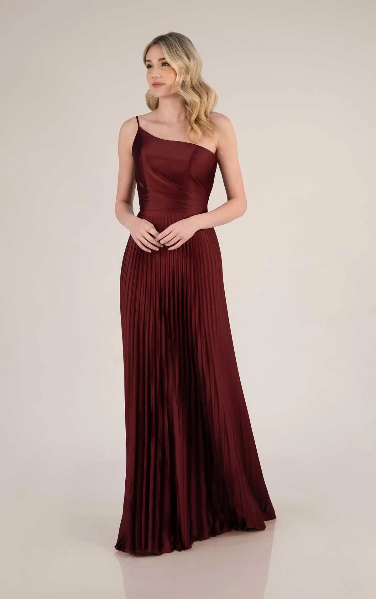 Women's Office Attire Statement Piece Formal One-Shoulder Floor-Length Bridesmaid Dress