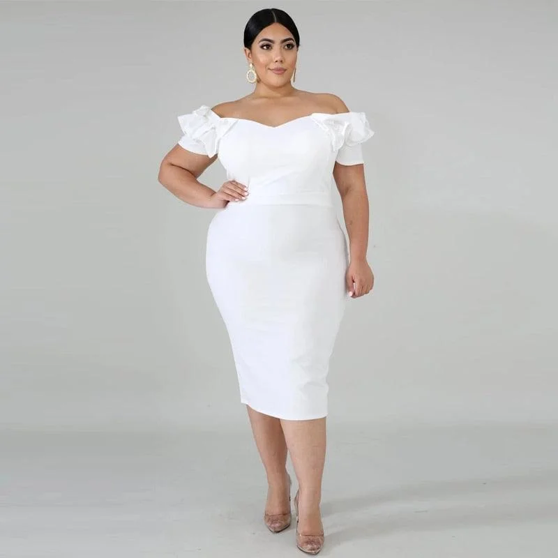 Women's Romantic Outfit Score Big on Glamorous Red - Carpet Styles Off Shoulder Bodycon Party Dress