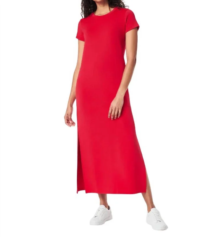 Casual Clothes For Women Limited Quantities Airessentials Maxi T-Shirt Dress In Spanx Red